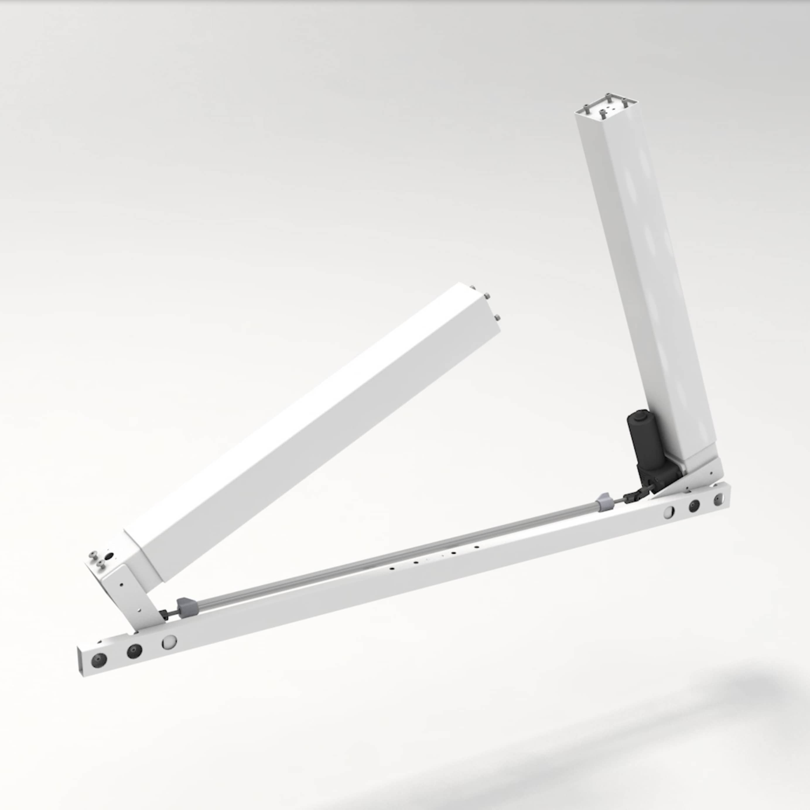BMB E-SMART Elektrisch höhenverstellbares Tischgestell 1M2S, Reinweiß, RAL 9010