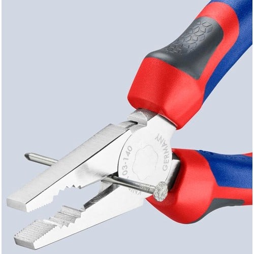 KNIPEX Kombizange L.140mm verchr.Comfort-Griff KNIPEX
