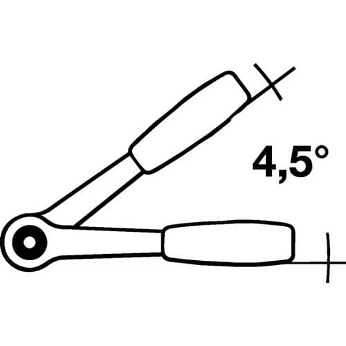 WERA Hebelumsch.kn.8007 B VDE 3/8 Zoll 80 Z.VDE isol.WERA