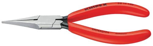KNIPEX Justierzange L.135mm ger.flach,schmal Ku.-Überzug KNIPEX