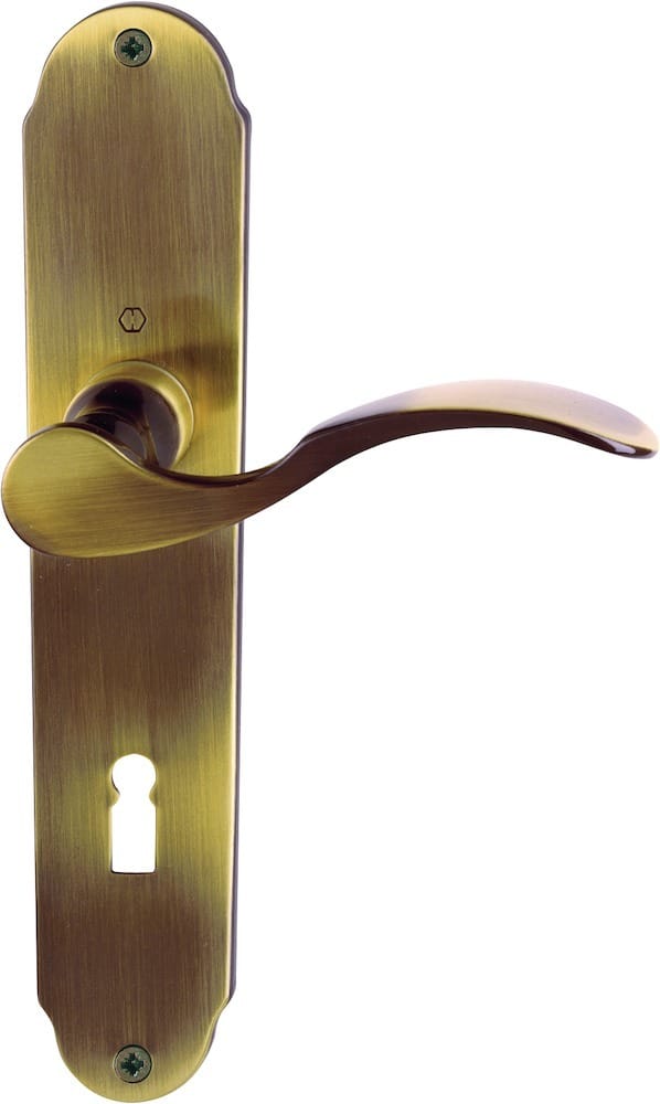 HOPPE® Drückergarnitur mit Langschild Caracas M112SLN/2021, Messing 11539070