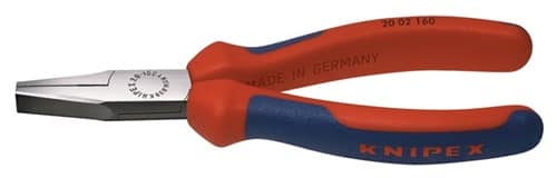 Flachzange Kopf poliert schwarz atramentiert KNIPEX