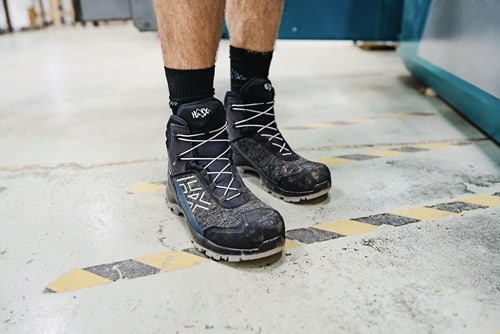 HAIX Sicherheitsstiefel BE Safety 410 blue Gr.4 (37) blau S7S HRO HI CI FO SC SR