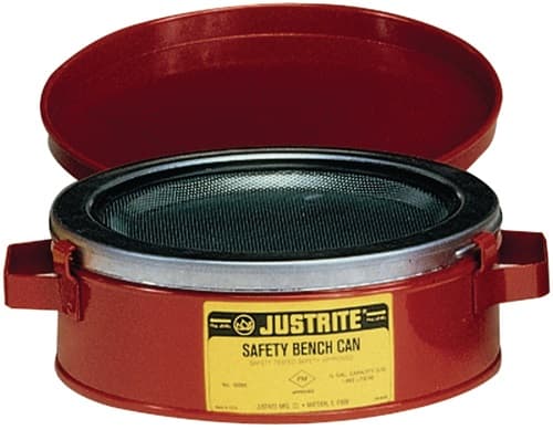 JUSTRITE Tränkbehälter 1,0l Stahlbl.D124xH140mm JUSTRITE