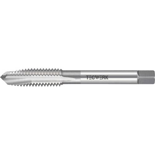 TECWERK Einschnittgewindebohrer DIN 352 Form B M6x1mm HSS-Co ISO2 (6H) TECWERK