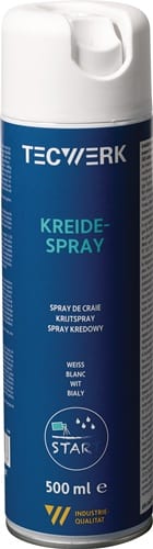 TECWERK Kreidespray weiß 500ml Spraydose TECWERK