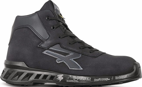 U.POWER Sicherheitsstiefel PARKER Gr.44 W.11 schwarz S3S CI FO SR ESD EN ISO 20345:2022
