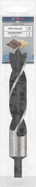 BOSCH Holzspiralbohrer Standard, 30 x 145 x 220 mm, d 13 mm