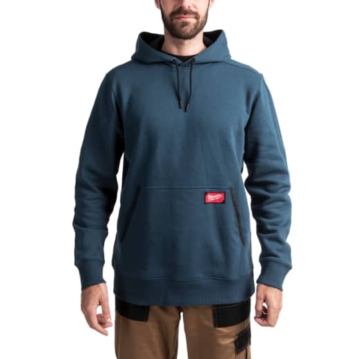 MILWAUKEE leichter Arbeits-Kapuzen-Pullover blau WHMWBLU-M