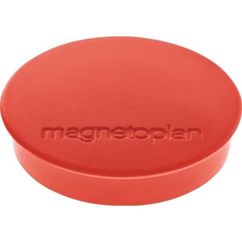 MAGNETOPLAN Magnet Basic D.30mm rot MAGNETOPLAN