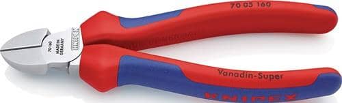 KNIPEX Seitenschneider L.160mm Kopf verchr.Comfort-Griff KNIPEX