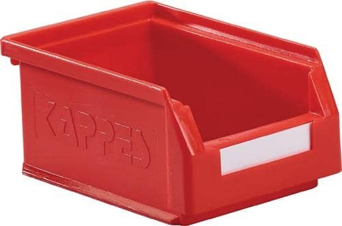 RASTERPLAN Sichtlagerkasten L160xB105xH75mm PE rot RASTERPLAN