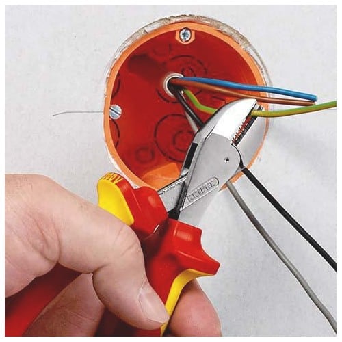 KNIPEX Kompaktseitenschneider X-Cut® L.160mm VDE Mehrkomp.-Hüllen VDE KNIPEX