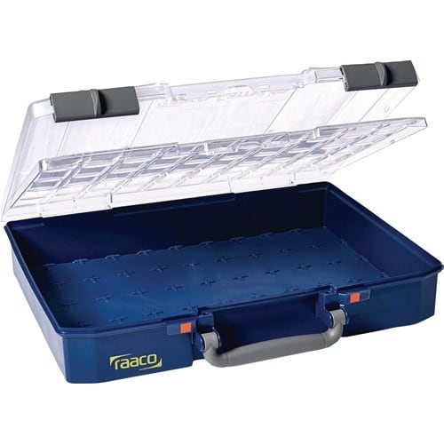 RAACO Sortimentskasten CarryLite B413xT330xH82mm transp.blau RAACO
