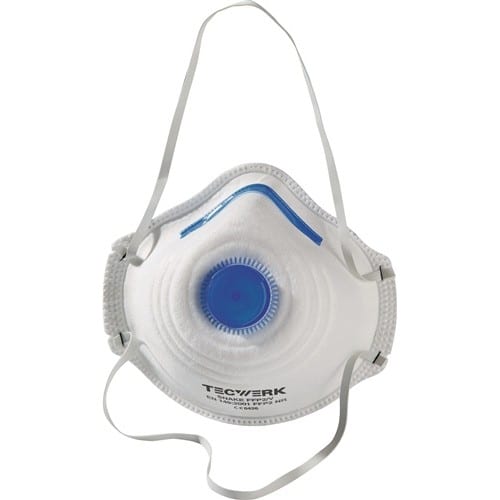 TECWERK Atemschutzmaske Snake FFP2/V/NR m.Ausatemventil TECWERK