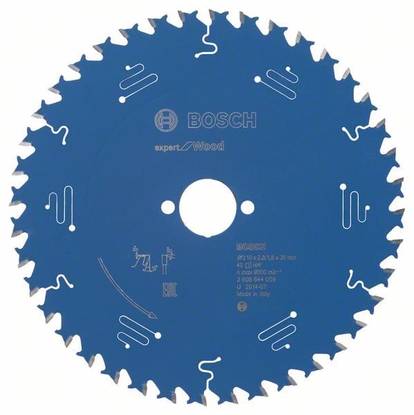 BOSCH Kreissägeblatt Expert for Wood, 210 x 30 x 2,8 mm, 40