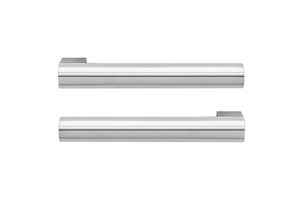 KARCHER DESIGN ER45 0DS Griffpaar Madeira ohne Griffrosette, inkl. Stift in Edelstahl matt, Edelstahl