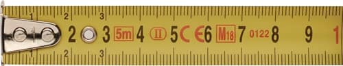 Taschenrollbandmaß L.3m B.16mm mm/cm EG II Ku.Automatic TECWERK
