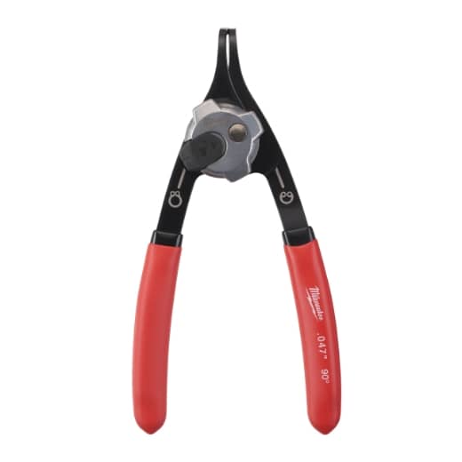 MILWAUKEE 90° gekröpft, 1,2 mm Spitze, für Größe A1/J1 Sicherungsringzange für Wellen und Bohrungen