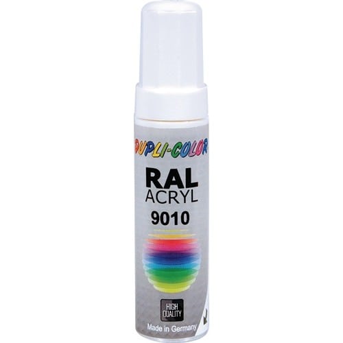 DUPLI-COLOR Lackstift reinweiss ma RAL 9010 12 ml Stift DUPLI-COLOR