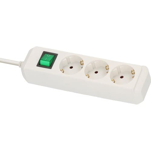 BRENNENSTUHL Steckdosenleiste Eco Line 16 A 250 V Steckd.3 m.Schalter 1,5m H05VV-F 3x1,5 mm²