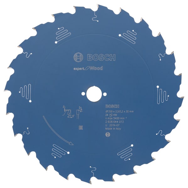 BOSCH Kreissägeblatt Expert for Wood, 350 x 30 x 3,5 mm, 24
