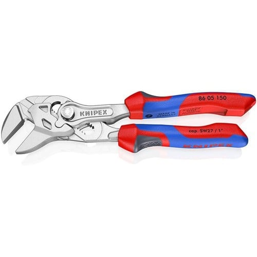KNIPEX Zangenschlüssel L.150mm Spann-W.27mm verchr.Mehrkomp.-Hülle KNIPEX
