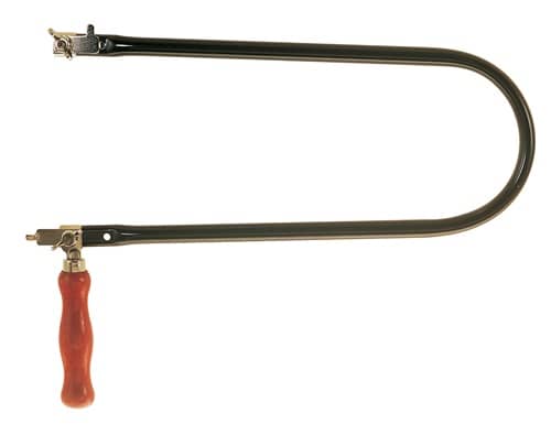 Laubsägebogen Stahlrohr-Ø13mm A.320mm m.H-Heft