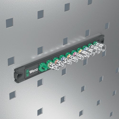 WERA Steckschlüsseleinsatzset 4 Zyklop 9-tlg.Antr.6,3mm (1/4) Zoll WERA