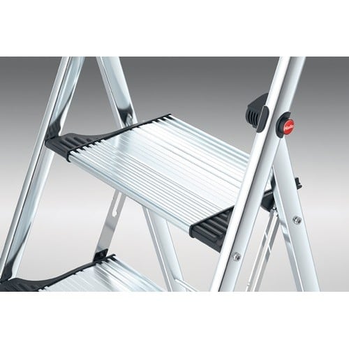 HAILO Klapptritt K100 Stufen 2 Plattform-H.490mm Alu.m.Anti-Rutsch-Riffelung HAILO