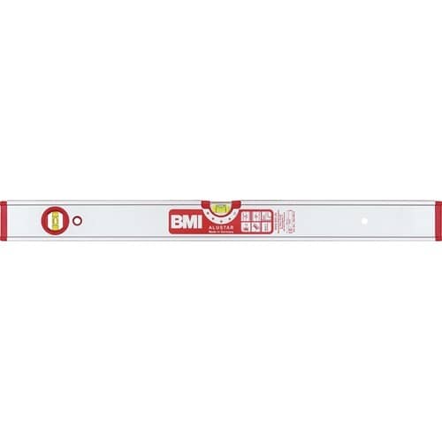 BMI Wasserwaage ALUSTAR 60cm Alu.silber ± 0,5 mm/m BMI