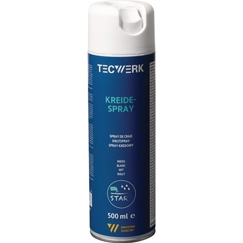 TECWERK Kreidespray weiß 500ml Spraydose TECWERK