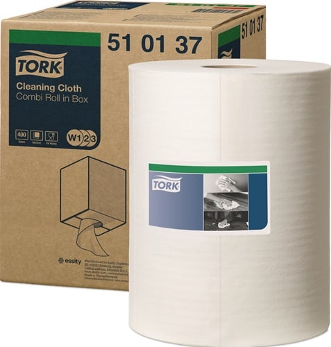 TORK Putztuch TORK 510137 L.ca.152 mxB.ca.315mm weiß 1-lagig Rl.TORK