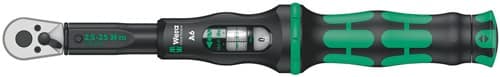 WERA Drehmomentschlüssel Click-Torque A 6 1/4 Zoll 2,5-25 Nm WERA