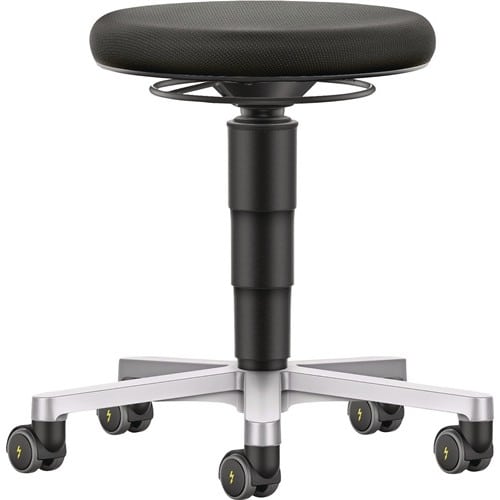 BIMOS Drehhocker Rl.Stoffpolster schwarz Sitz-H.450-650mm Stoff BIMOS