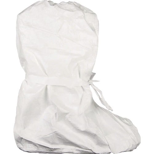 COVERFLASH Überziehschuh CoverFlash® CF-SH-AR Gr.kniehoch weiß PE a.Flash-Spun-Technologie