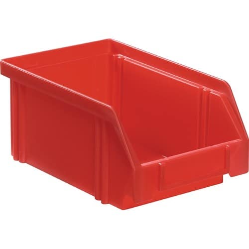 LA-KA-PE Sichtlagerkasten LK L160/140xB105xH75mm PS rot LA-KA-PE
