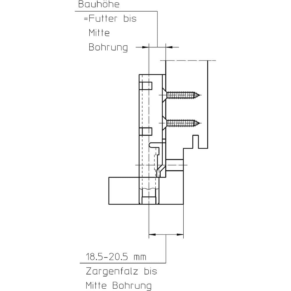 SIMOINSWERK Anschraubtasche VARIANT® V 3692/14,5-B,