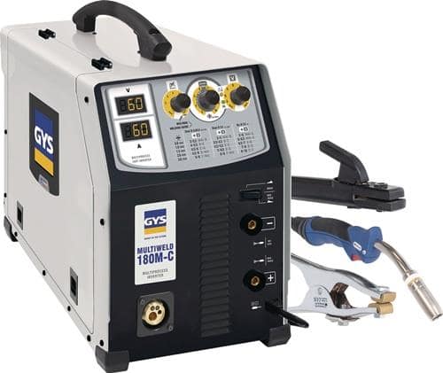 GYS MIG/MAG-Schweißanlage MULTIWELD 180M-C m.Zub.30-180 A gasg.GYS