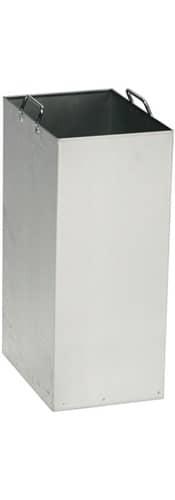 VAR Abfalleinsatz Stahlbl.silber verz.f.Container 60l