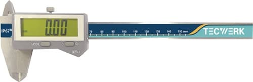 TECWERK Messschieber DIN 862 IP67 150mm dig.m.Schr.eck.TECWERK