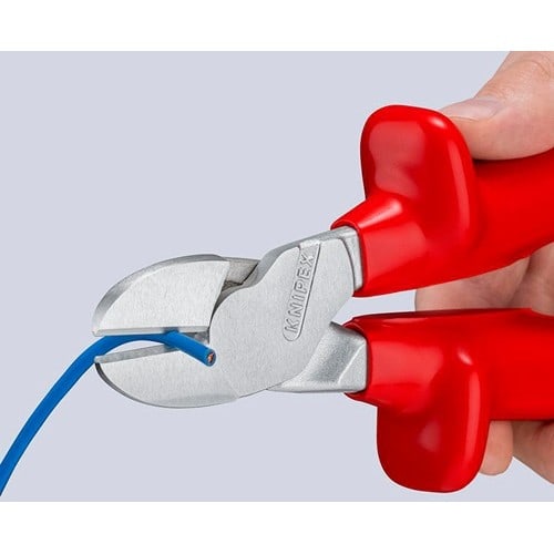 KNIPEX Kraftseitenschneider L.250mm VDE Form 0 tauchisol.KNIPEX