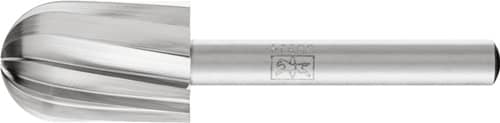 PFERD Frässtift C1625 D.16mm Kopf-L.25mm Schaft-D.6mm HSS Verz.ALU PFERD