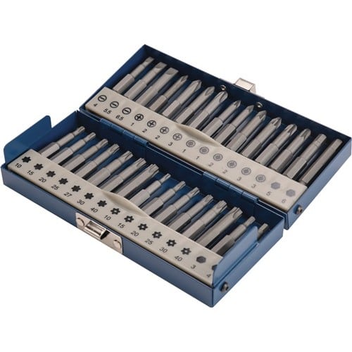 TECWERK Bitsortiment 30-tlg.Schlitz/PH/PZD/TX/TX-BO/6Kt.TECWERK