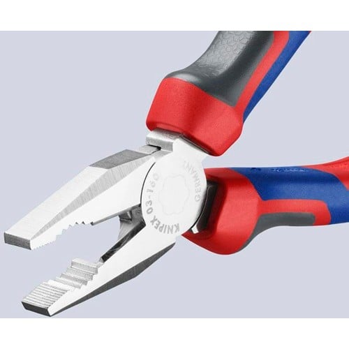 KNIPEX Kombizange L.160mm verchr.Mehrkomp.-Hülle KNIPEX