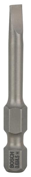 BOSCH Schrauberbit Extra-Hart S 0,6 x 4,5, 49 mm, 3er-Pack