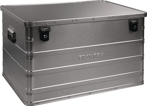 TECWERK Aluminiumbox L790xB560xH475mm 184l m.Klappverschluss u.Zylinderschl.TECWERK