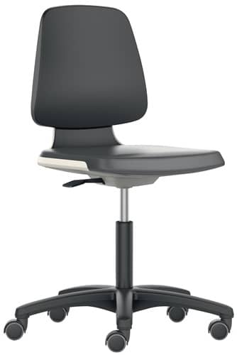 BIMOS Arbeitsdrehstuhl Labsit Rl.Sitzschale anth.Supertec-Gewebe schwarz