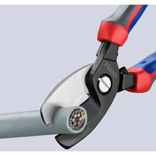 KNIPEX Kabelschere L.200mm Comfort-Griff KNIPEX