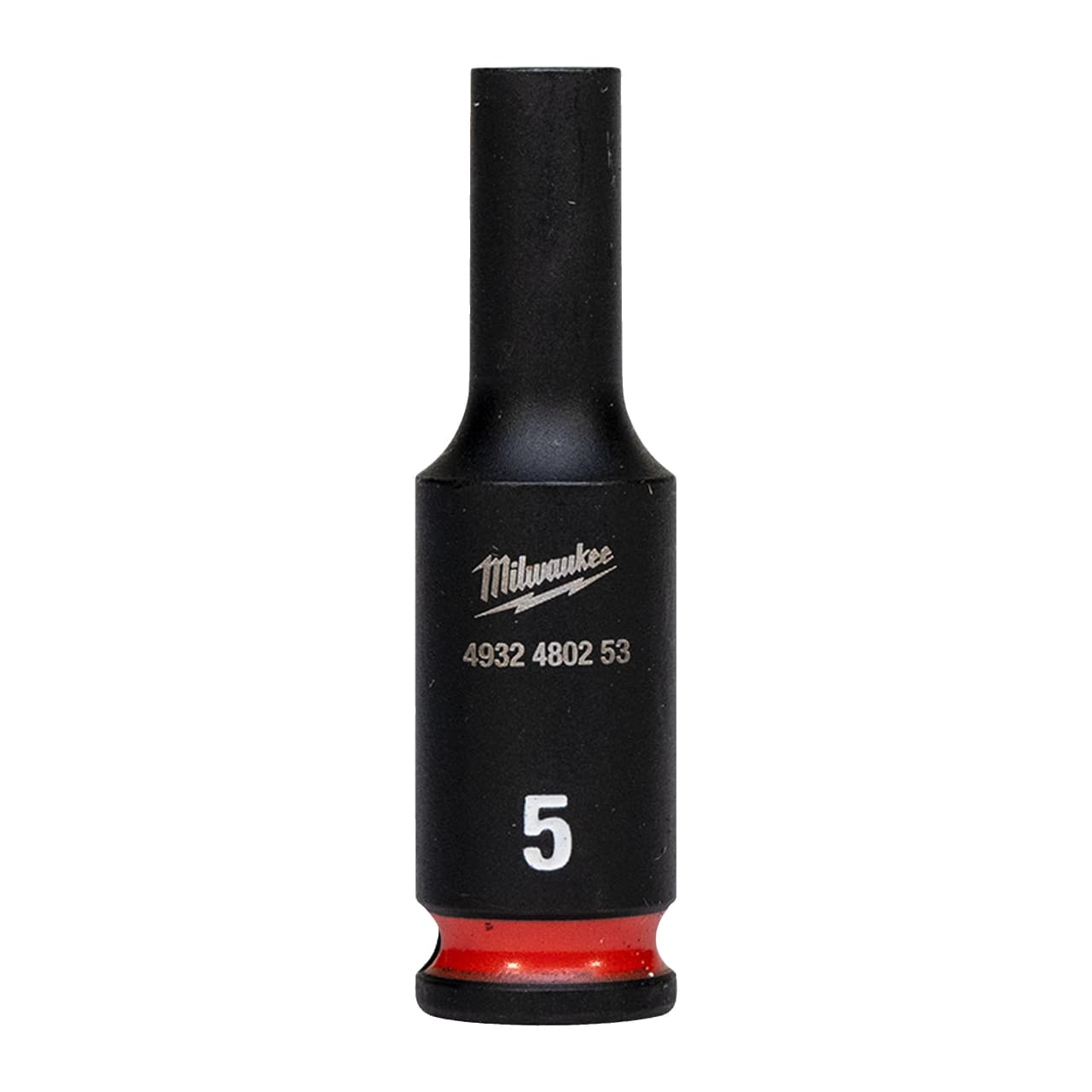 MILWAUKEE 5 x 50 mm SHOCKWAVE Schlagnuss 1/4" lang